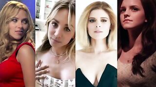 : Pick one as your submissive fucktoy and one as your domme (Scarlett Johansson , Kaley Couco, Kate Mara, Emma Watson) #2