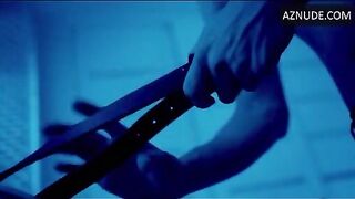 : Alexandra Daddario getting choked with a belt #2