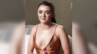 : Maisie Williams deserves hardcore Interracial #1