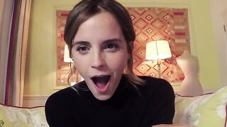 When a fan shows his huge dick to Emma Watson