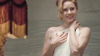 Amy Adams in a towel