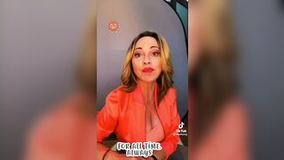 : Miss Minutes (Tara Strong) has huge MILF tits in real life #4