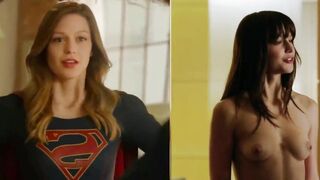 : Melissa Benoist (Superhero vs Undressed) #4