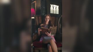 Madelaine Petsch's pale thighs