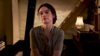 : Lily James topless in The Exception (2016) #2