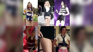 : celeb skirt: M Petsch, Elizabeth Os, Victoria JT, Nina Dobrev, Margot Robbie, Ana De AM #2