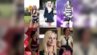: celeb skirt: M Petsch, Elizabeth Os, Victoria JT, Nina Dobrev, Margot Robbie, Ana De AM #3