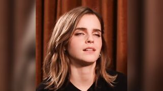 Emma Watson Face when you Slide your Cock in her Ass without any Lube.