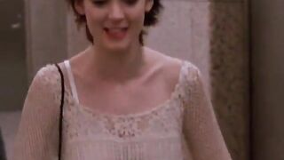 Winona Ryder's 23 year old tits bouncing around