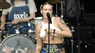 : Tove Lo likes showing off her tits on stage #3
