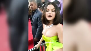 : Selena Gomez's titties are almost spilling out #1