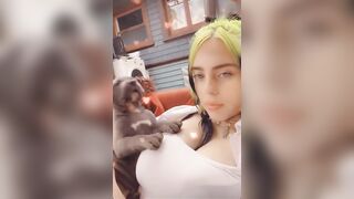 : Billie Eilish and her puppies #1