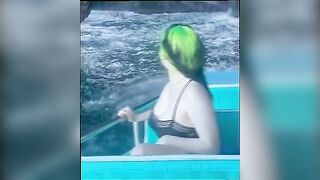 : Billie Eilish boat jiggle - stabilized. #3
