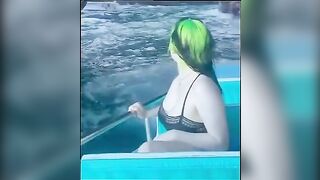 : Billie Eilish boat jiggle - stabilized. #4