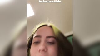 : Billie Eilish Slapping her Tits Hard #2