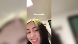 : Billie Eilish Slapping her Tits Hard #3