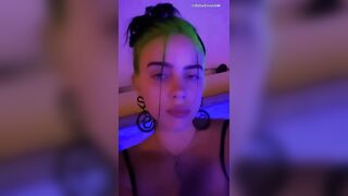 : Billie Eilish starts to show a bit more skin and i love it! We are getting one step closer #3