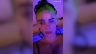 : Billie Eilish starts to show a bit more skin and i love it! We are getting one step closer #4