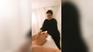 Yanet Garcia's ass getting a massage