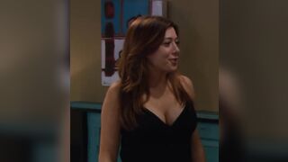 Alyson Hannigan saying she wants a baby in her while wearing a push up bra drives me crazy