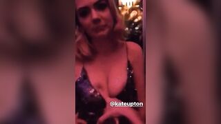 : Kate Upton lets fans touch her huge tits #4