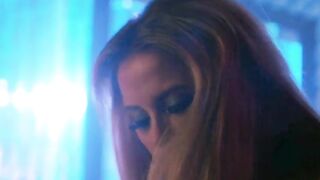 : Riley Voelkel giving Monica Raymund a lap dance #4