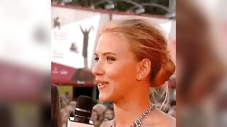 : Scarlett Johansson loves licking the cum from her face #4