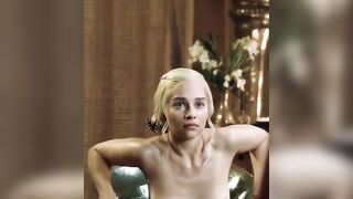 : Emilia Clarke could swim in the amount of cum that’s been spilled over her #4