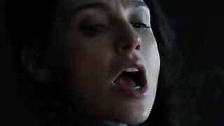 : For International Women’s Day, new footage released of Wonder Woman taking it while asking to be choked. [Gal Gadot] #1