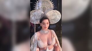 : Bollywood Actress Nora Fatehi Huge Tits #3