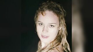 : Wet Brie Larson with a nipple visible #4