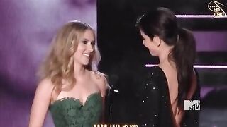 Sandra Bullock kiss Scarlett Johansson