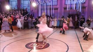 : Elle McLemore giving a fun embarrassed reaction in Grease Live! #3