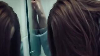 : Karen Gillen getting pounded from behind in a public bathroom #3