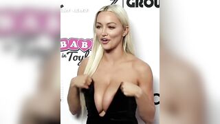 Lindsey Pelas definitely git her tits fucked in this dress later