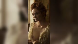 : Keira Knightley getting the pleasure of undressing Eleanor Tomlinson. #2