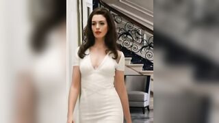 : Anne Hathaway Walks in the wrong hotel and sees you getting horny.. #3