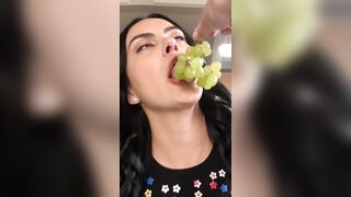 Camila Mendes and her Insane Tongue Play. Love it when she Rolls her Eyes, what a Tease.