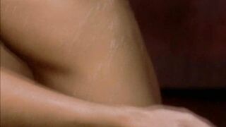 : Suzi Simpson shower scene in Enemy Gold (1994) #4