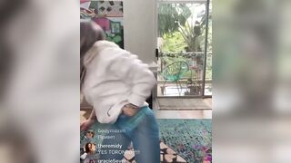 : JoJo shows her tit live #2