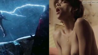 : Halle Berry (Superhero vs Undressed) #4