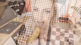 : Georgie Lyall naughty kitchen fuckery #2