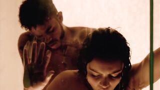 : Andrea Londo (Maria from Narcos) threesome scene - Superfly (2018) #4