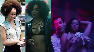 : Elarica Johnson (Best known for her appearances as the waitress in Harry Potter and in Blade Runner 2049) naked in P-Valley #3