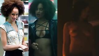 : Elarica Johnson (Best known for her appearances as the waitress in Harry Potter and in Blade Runner 2049) naked in P-Valley #4