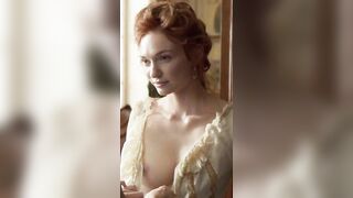 : Eleanor Tomlinson in Colette with a kiss from Keira Knightley #2