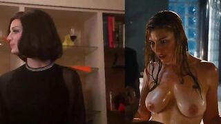 : Jessica Pare big natural tits on/off in "Mad Men" and "Hot Tub Time Machine" #2