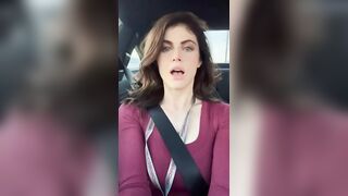 Alexandra Daddario Porsche IG Clip