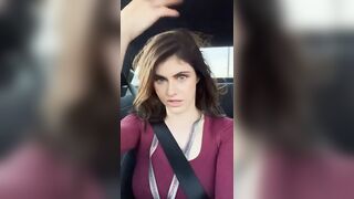 : Alexandra Daddario Porsche IG Clip #2