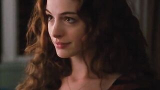 : Anne Hathaway showing off that pretty face and where it's about to go hehe. #3